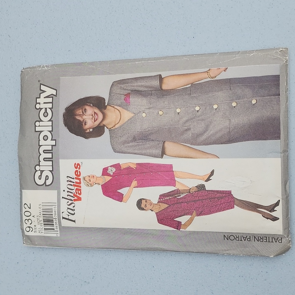 Simplicity Pattern 9302